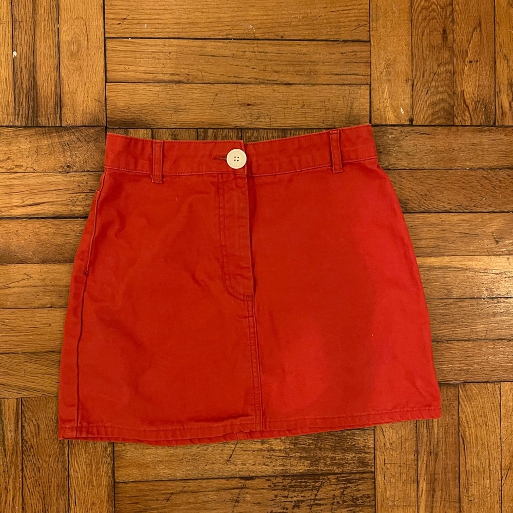Burnt orange / red Urban Outfitters skirt size small